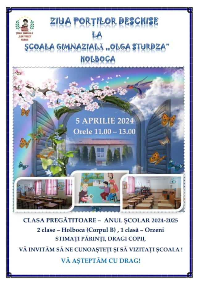 Scoala Gimnaziala Olga Sturdza Holboca 1 - 2026